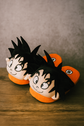 Dragon Ball Z Goku's Plush Slippers (Free Size)