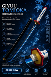 Giyuu Tomioka 104cm length wooden sword