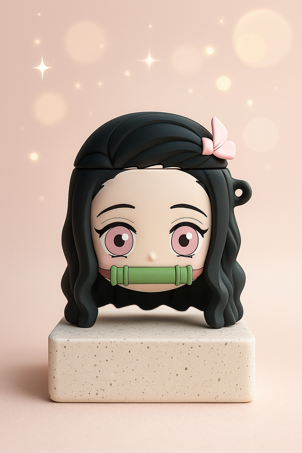 Kamado Nezuko Silica Gel AirPods 1 or 2 Case