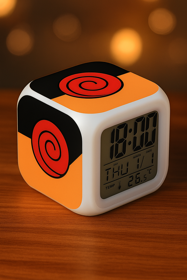 Uzumaki Symbol Anime Clock
