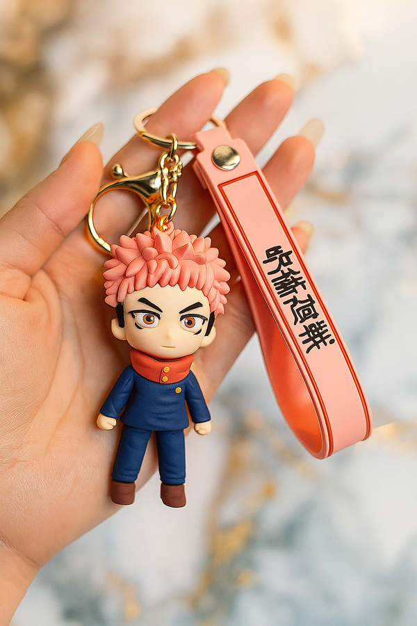 Yuji Itadori PVC Figure Keychain