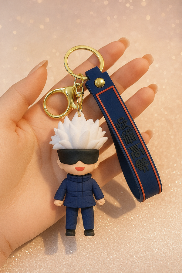 Satoru Gojo PVC Figure Keychain