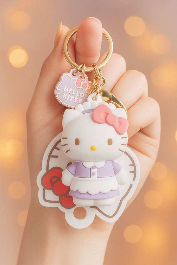 Hello Kitty Figure Keychain