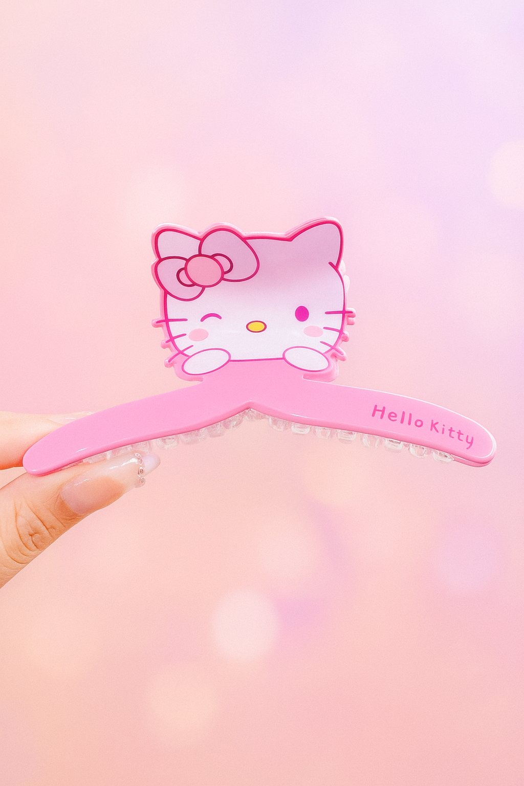 Hello Kitty Pink Hair Clutcher
