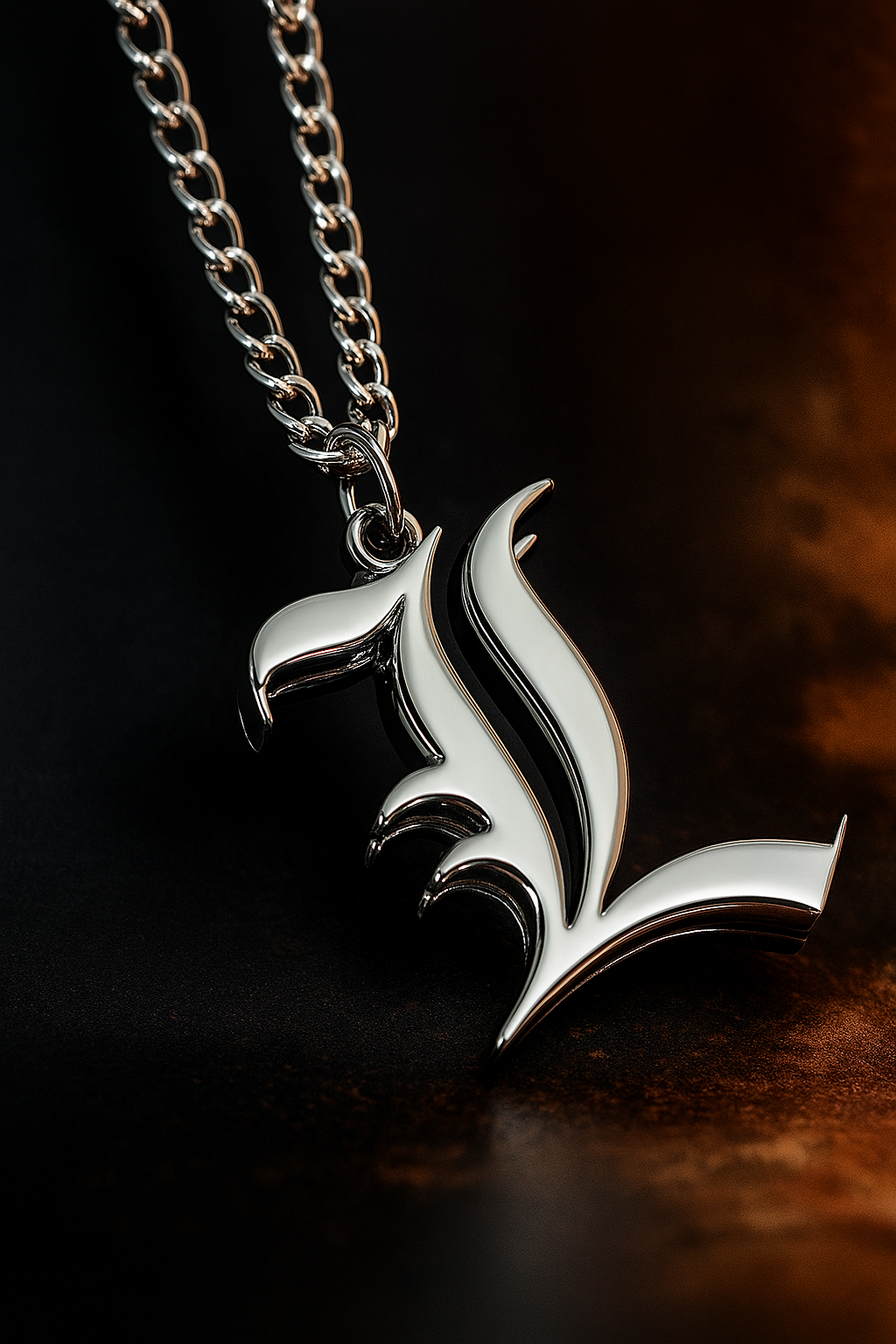 Death Note 'L' Letter Alloy Necklace