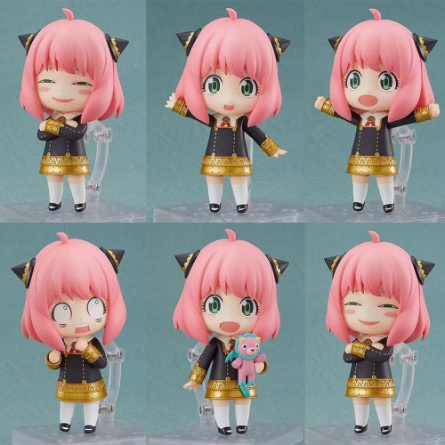 Anya Forger with 4 detachable heads 10CM nendoroid action figure
