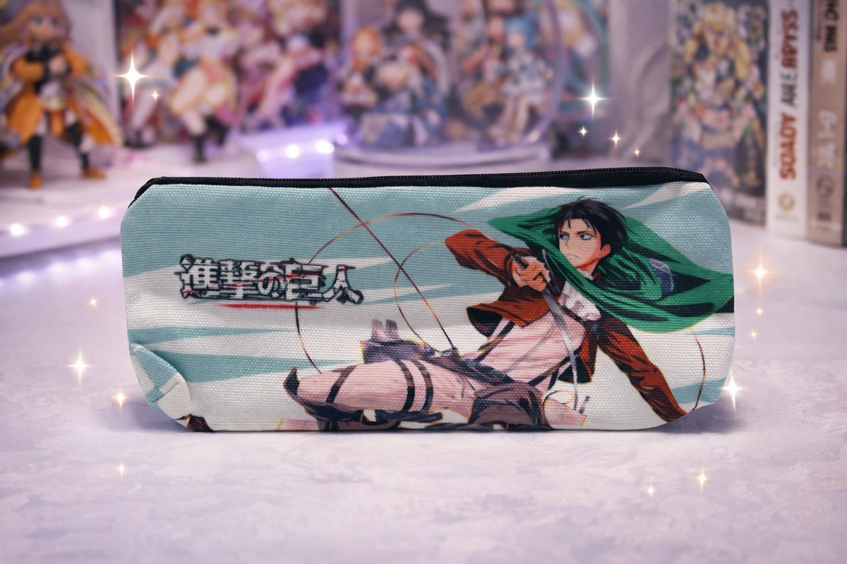 Levi Ackerman Anime Pencil Pouch