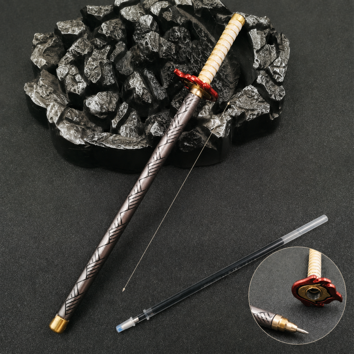 Kyojuro Rengoku Sword Black Gel Pen