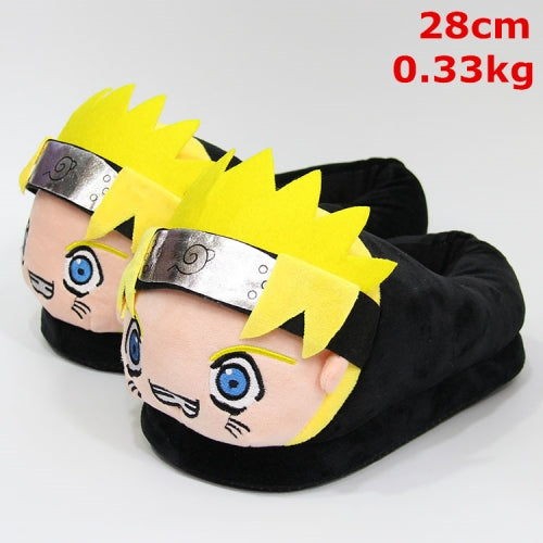 Naruto Uzumaki Plush Slippers (Free Size)