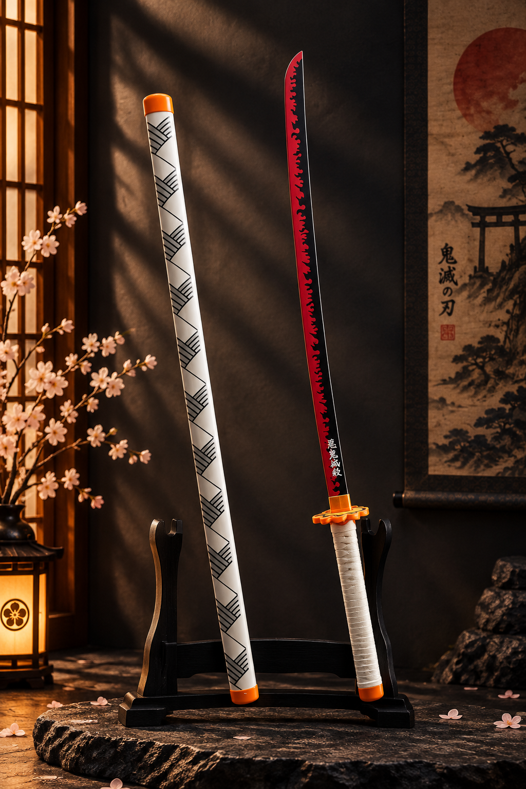 Rengoku Kyojuro 104cm length wooden sword