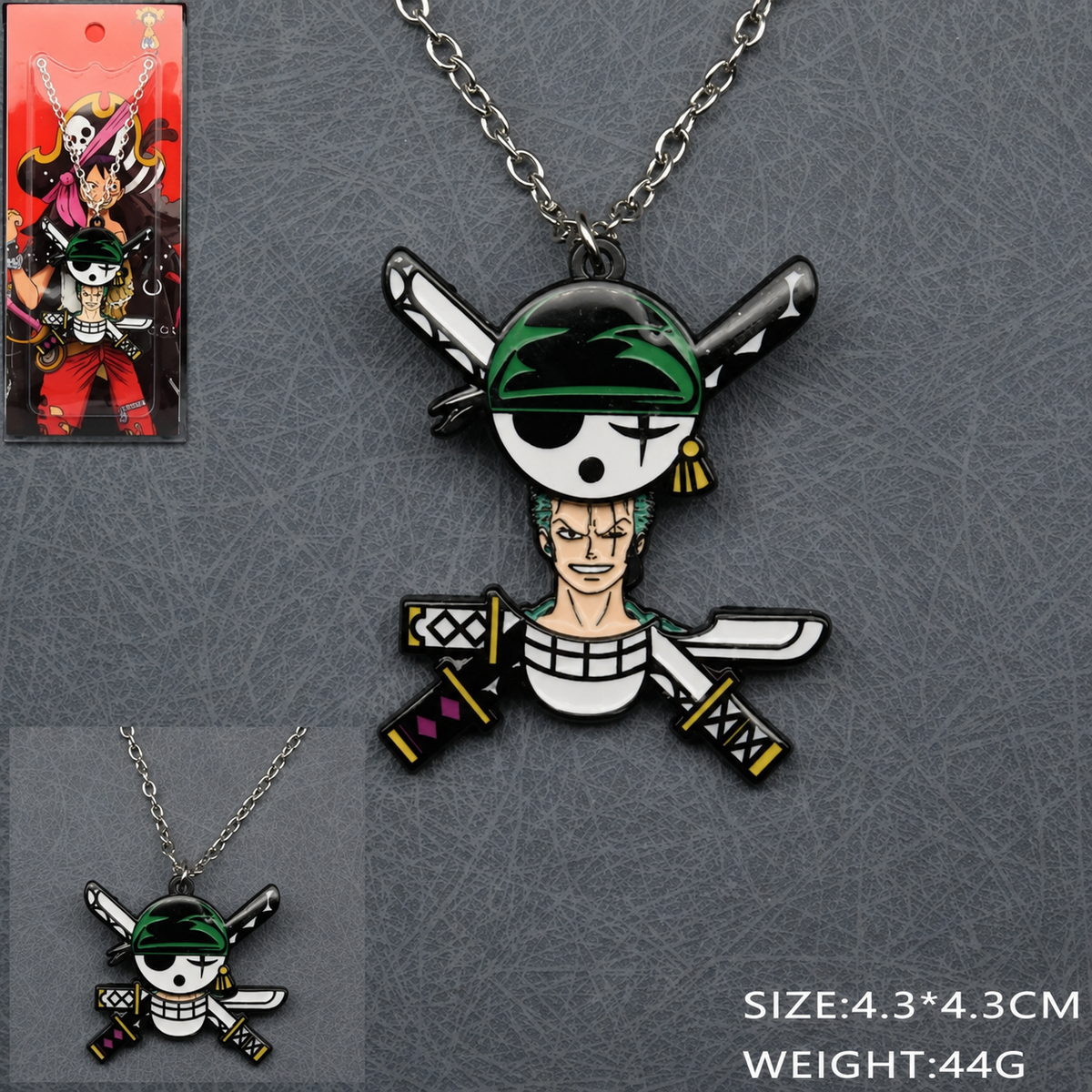 Zoro One Piece Anime Necklace